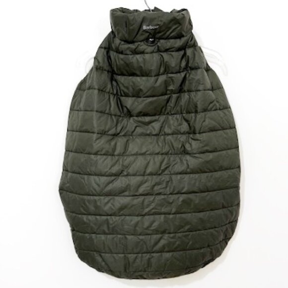 Barbour Baffle Quilted Dog Coat Olive Size XXL - Picture 3 of 5